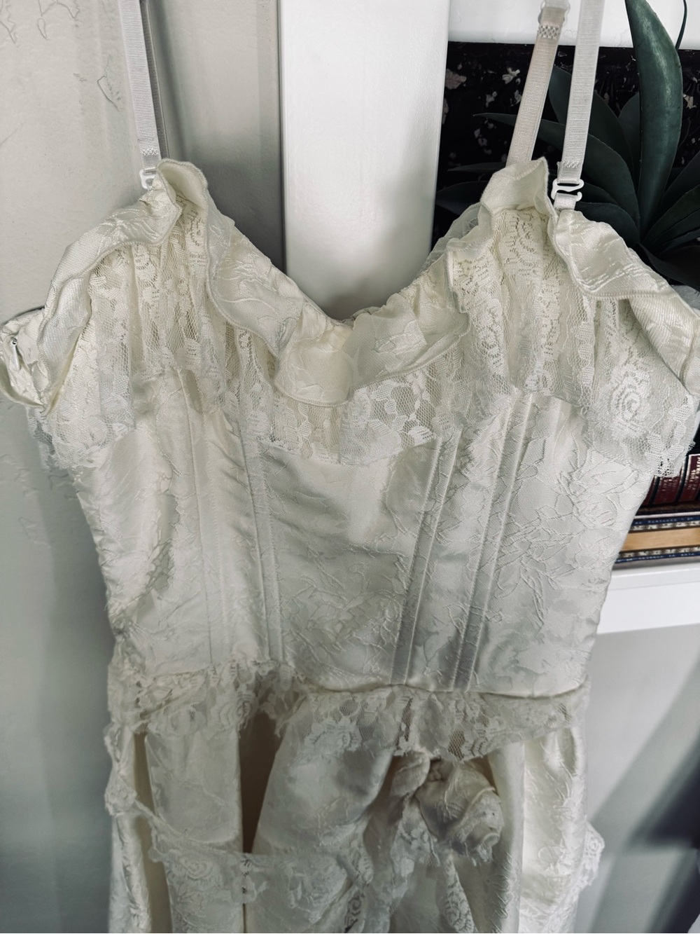 Dark in Love Ruffled Mini Dress Medium - Picture 3 of 7
